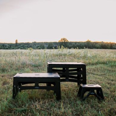 Стол Tribe Camp Table Low пластиковый, black