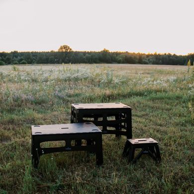 Стол Tribe Camp Table Low пластиковый, black