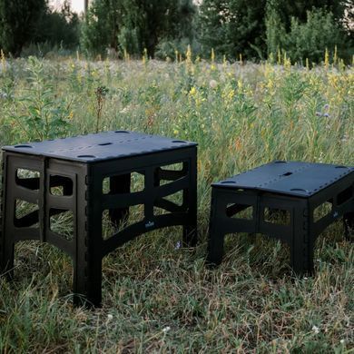 Стол Tribe Camp Table Low пластиковый, black