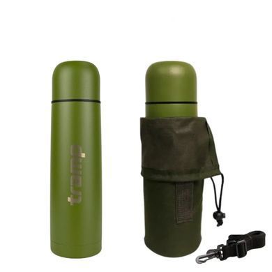 Комплект термос TRAMP Basic 0,75 л UTRC-104 + чехол оливковый 0,75 л