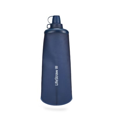 Бутылка-фильтр для воды LifeStraw Peak Squeeze, 1 л, Mountain Blue (LSW LSPSF1MBWW)