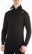 Термокофта-поло Aclima HotWool 230 Polo W/Zip Unisex Jet Black XS