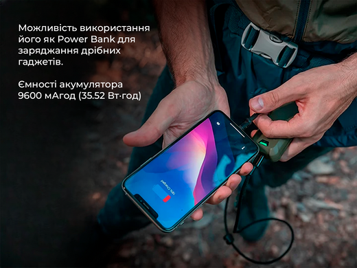 Портативний фумігатор-павербанк Flextail Max Repel S, графіт