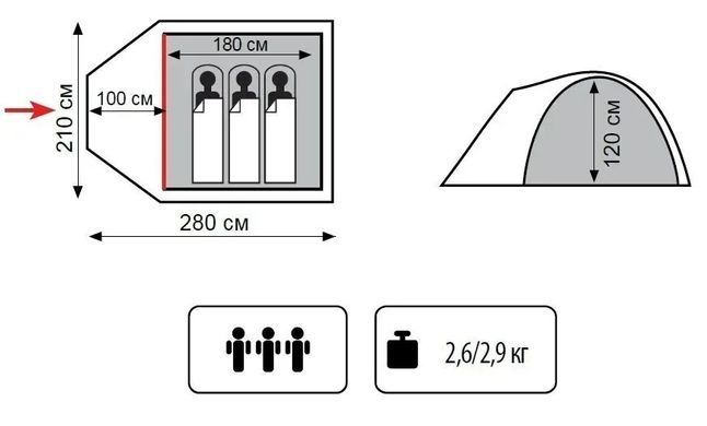 Намет Totem Indi 3 (v2)