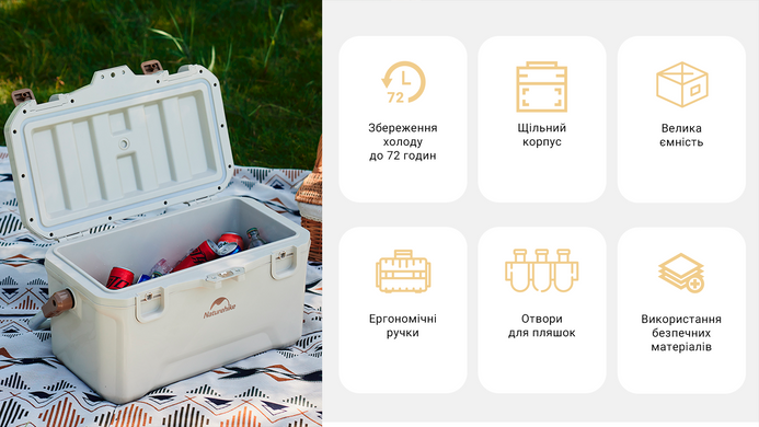Сумка-холодильник Naturehike CNH22CJ10001, 45 л