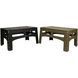 Стол Tribe Camp Table Low пластиковый, black