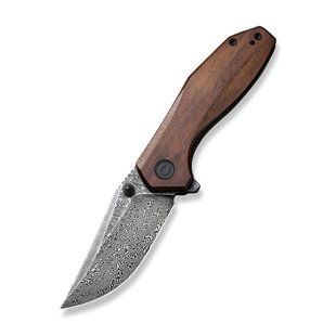 Нож складной карманный Civivi ODD 22, (7.5 см) Damascus / Guibourtia Wood