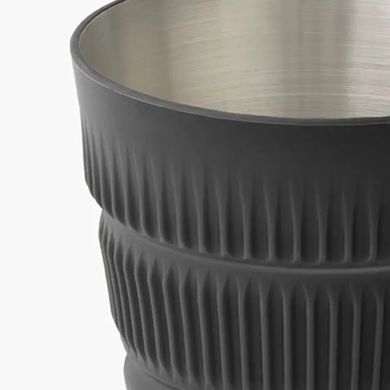 Чашка складна Sea to Summit Detour Stainless Steel Collapsible Mug, Beluga Black (STS ACK039031-050101)