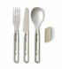 Набір столових приборів Sea to Summit Detour Stainless Steel Cutlery Set, ніж, виделка, ложка (STS ACK036021-121801)