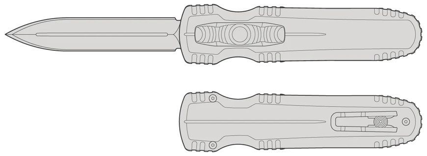 Ніж складаний SOG Pentagon OTF, Flat Dark Earth (SOG 15-61-02-57)