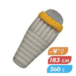 Спальный мешок-квилт от Sea to Summit - Ember EbII (2/-4&deg;C), 183 см, Light Grey/Yellow, Regular  (STS AEB2-R)