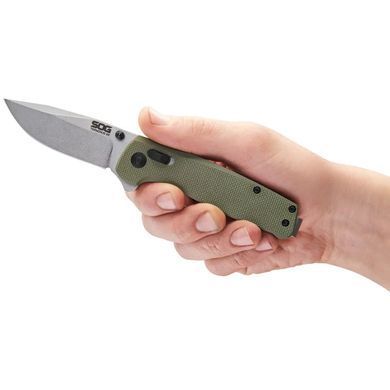 Складной нож SOG Terminus XR G10, Olive Drab, box ( SOG TM1022-BX)