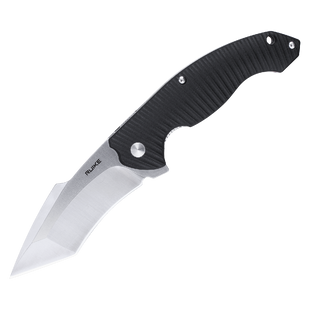 Ніж складаний туристичний Ruike P851-B, (8.9 см) 14C28N / G10 чорний