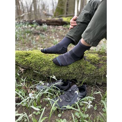 Носки водонепроницаемые Dexshell Running Lite 2.0 Socks, серые, размер S (36-38)