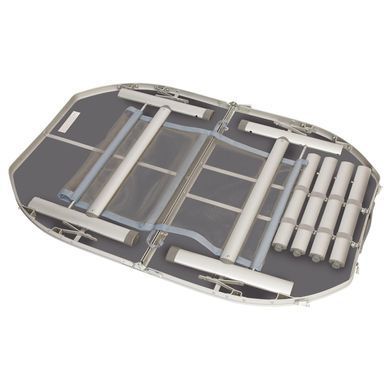 Стол Bo-Camp Case Model Oval 120x80 cm Grey (1404415)