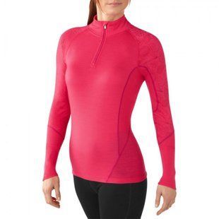 Термофутболка с длинным рукавом женская Smartwool Wm&rsquo;s NTS Light 195 Printed Zip, Punch, р.XS (SW SL304.609-XS)