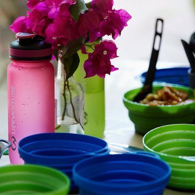Тарелка Lifeventure Silicone Ellipse Bowl, teal