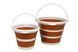 Відро Tribe Water Bucket 5 л силіконове T-FJ-0047, terracota