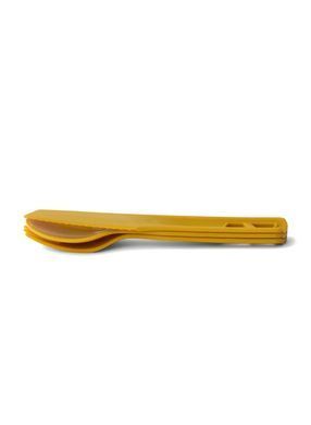 Набір столових приборів Sea to Summit Passage Cutlery Set, 3 Piece, Arrowwood Yellow (STS ACK035021-120905)