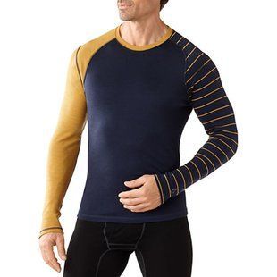 Термофутболка мужская Smartwool NTS Mid 250 Asymmetrical Crew Deep Navy, р.L (SW SS658.092-L)