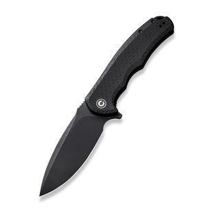 Нож складной туристический Civivi Praxis, (9.5 см) 9Cr18MoV/G10 черный