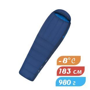 Спальник Sea To Summit Trek TKII (-1/-8&deg;C), 183 см - Left Zip, Denim/Navy (STS ATK2-R)