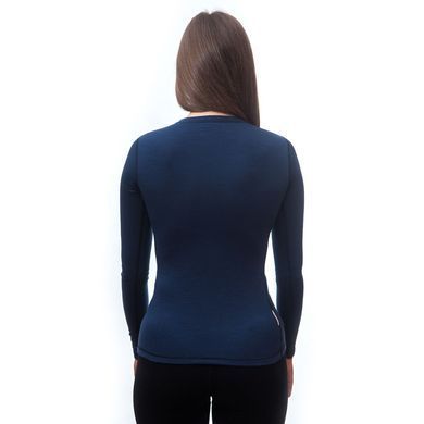 Термофутболка женская Sensor Merino DF LS deepblue 19200033, SW11M-deep-blue-S