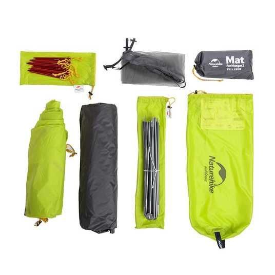 Намет Naturehike Mongar II 20D silicone. Ціна. Відгуки. Купити