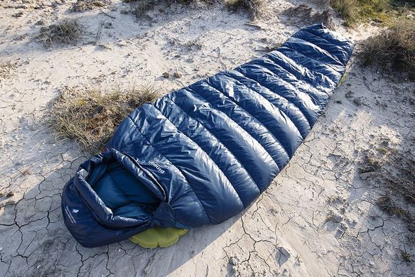 Спальник Pinguin Lava 350, 195 см - Right Zip, Blue (PNG 242454)
