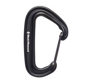 Карабин Black Diamond MiniWire, Black, р.One Size (BD 210235.0002)