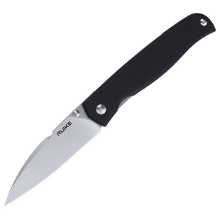 Ніж складаний кишеньковий Ruike P662-B, (7.4 см) 14C28N / G10 чорний