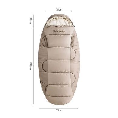 Спальник Naturehike PS300 NH20MSD03, бежевий