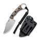Нож фиксированный тактический Civivi Midwatch, (8.6 см) N690 / Micarta коричневый