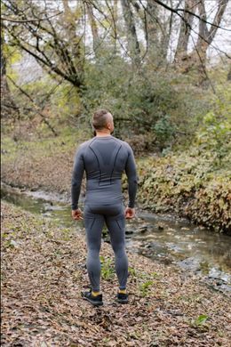 Термобелье мужское Tramp Active комплект (футболка+штаны), grey, S/M