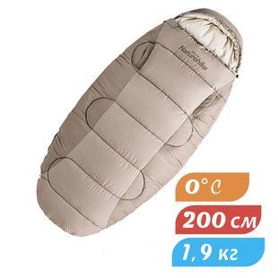 Спальник Naturehike PS300 NH20MSD03, бежевий