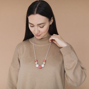 Силиконовые бусы-прорезыватель Love and Carry Жемчужина