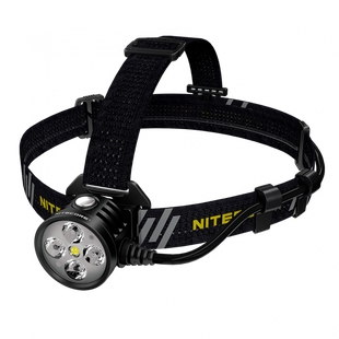 Налобный фокусируемый фонарь Nitecore HU60 с Bluetooth-управлением чёрный