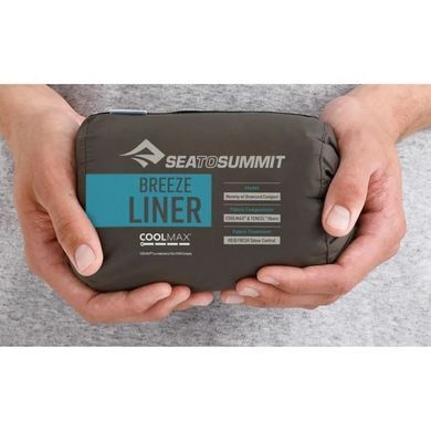 Вкладиш в спальник Sea to Summit Breeze Sleeping Bag Liner, Mummy w/ Drawcord - Compact (STS ASL031081-190202)