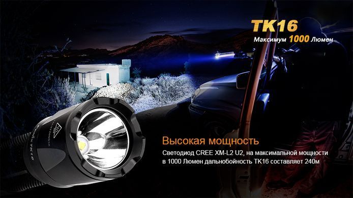 Фонарь ручной Fenix TK16 XM-L2 U2