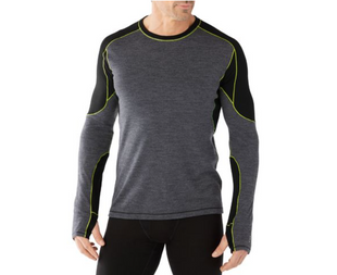 Термофутболка мужская Smartwool PhD Light Long Sleeve Charcoal, р.S (SW 14013.003-S)
