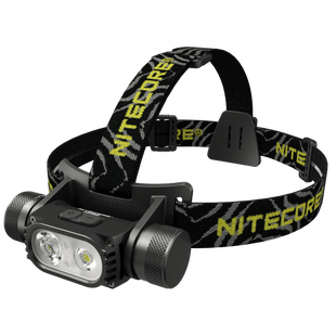 Мощный налобный фокусируемый фонарь Nitecore HC68 (USB Type-C) чёрный
