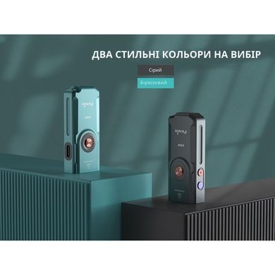 Ліхтар наключний Fenix E06R сірий