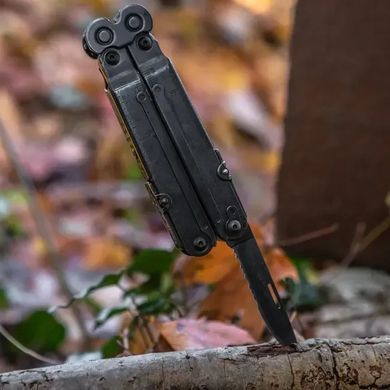 Мультитул SOG PowerLock EOD w/V-Cutter, Black Oxide/Nylon Sheath (SOG B63N-CP)