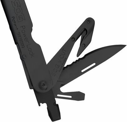 Мультитул SOG PowerLock EOD w/V-Cutter, Black Oxide/Nylon Sheath (SOG B63N-CP)