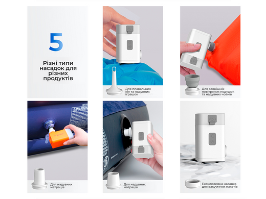 Насос-фонарь-powerbank кемпинговый Flextail Max Pump 2 Plus