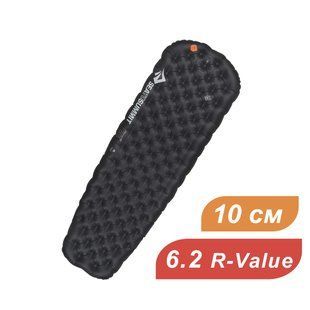 Килимок надувний Sea to Summit Ether Light XT Extreme Mat, Regular, Black/Orange, 183x55x10см (STS AMELXTEXMR)