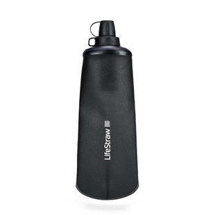 Бутылка-фильтр для воды LifeStraw Peak Squeeze, 1 л, Dark Mountain Gray (LSW LSPSF1GRWW)