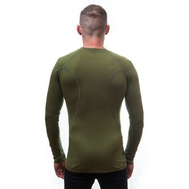 Термокофта мужская Sensor Merino Active LS, Safari green, S