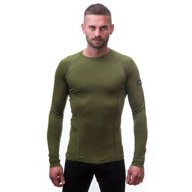 Термокофта мужская Sensor Merino Active LS, Safari green, S