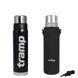 Комплект: термос Tramp Expedition Line 0,9 л UTRC-027 черный + чехол для термоса Tribe Neoprene Cover 0,9 л